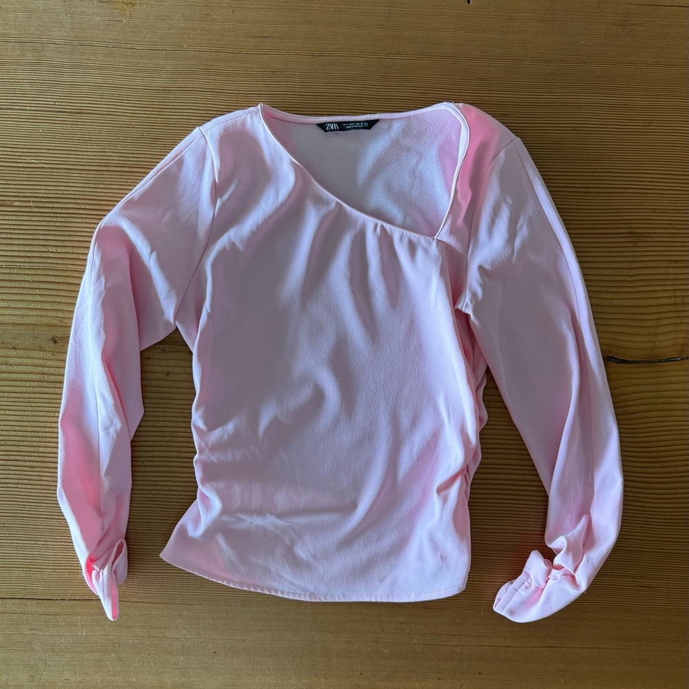 Zara Pink Long sleeve Top